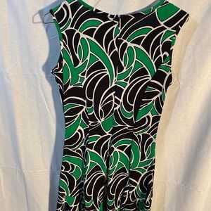 Michael Kors short dress black and green